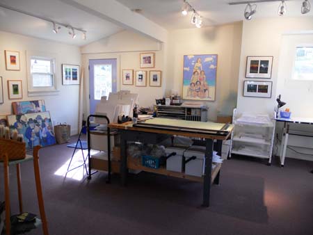 inside workroom